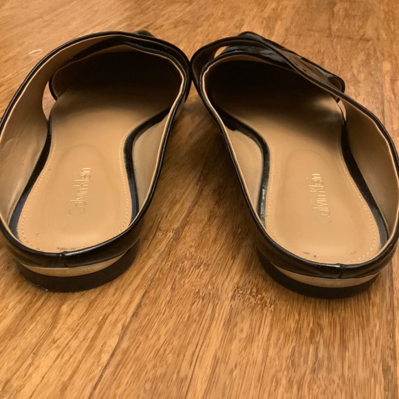 Calvin Klein Slip On Mules Flats - Picture 4 of 6
